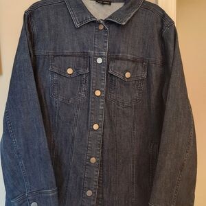 Universal Standard Dark Blue Denim Jacket